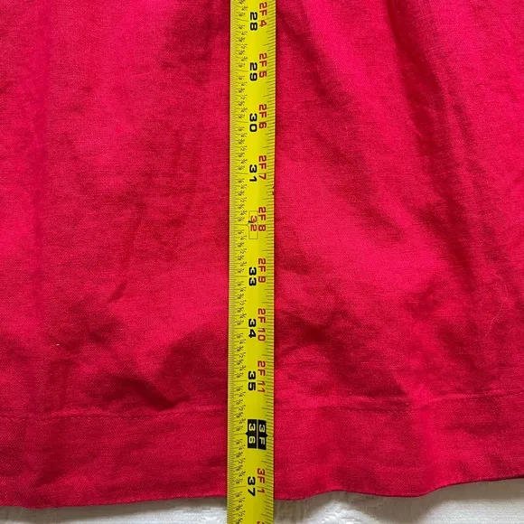 NWT Abercrombie &amp; Fitch Linen Blend Maxi Pink Skirt Size Medium
