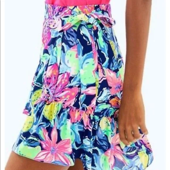 NWT Lilly Pulitzer Nessa Skirt Capri Soleil 10