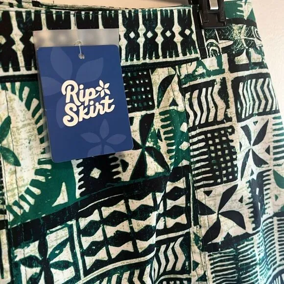 NWT LIMITED EDITION EMERALD TAPA RIPSKIRT HAWAII SIZE XS LENGTH 1