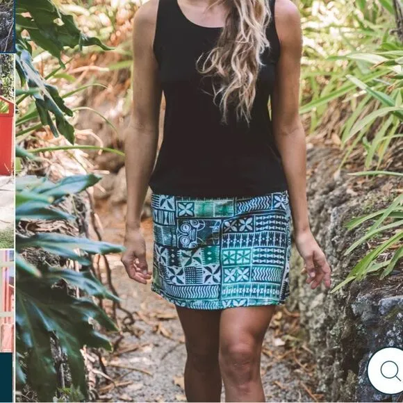 NWT LIMITED EDITION EMERALD TAPA RIPSKIRT HAWAII SIZE XS LENGTH 1