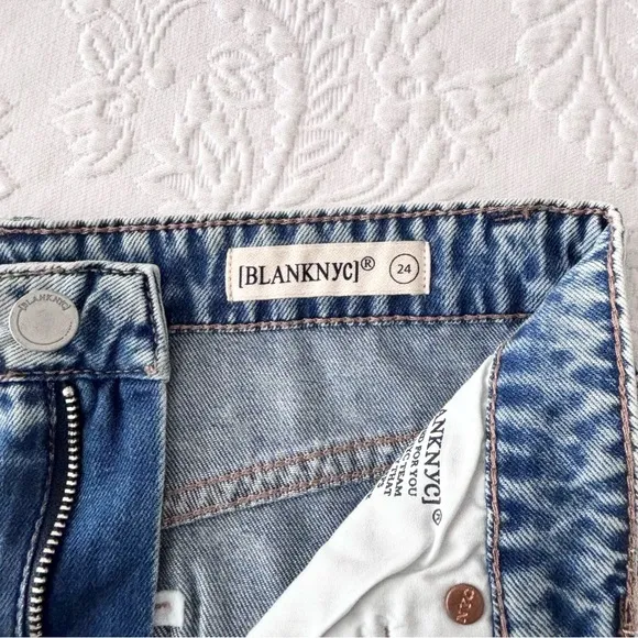NWT Lulus Blank NYC In My Mind Light Wash Denim High-Rise Maxi Skirt XSmall