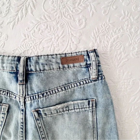 NWT Lulus Blank NYC In My Mind Light Wash Denim High-Rise Maxi Skirt XSmall