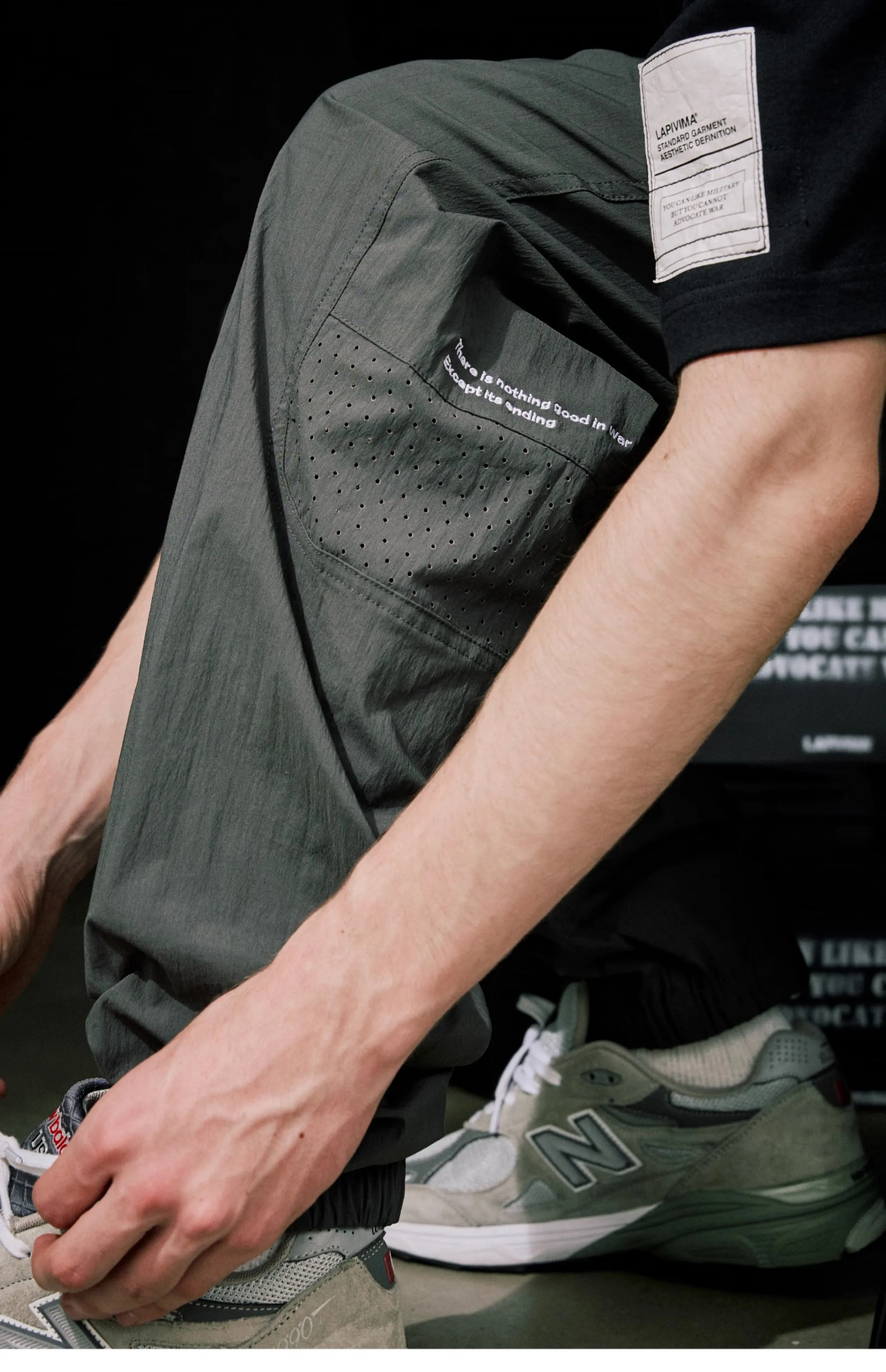 Nylon Chino Trouser [Grey]