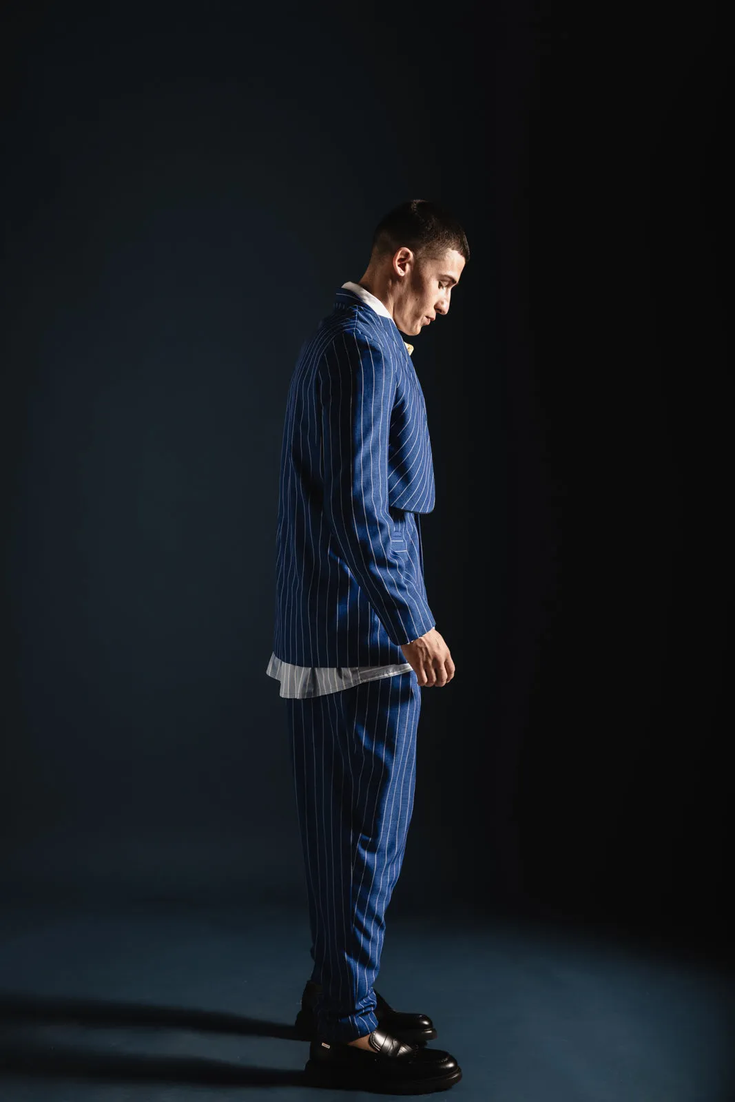 Oasis Blazer Striped Blue