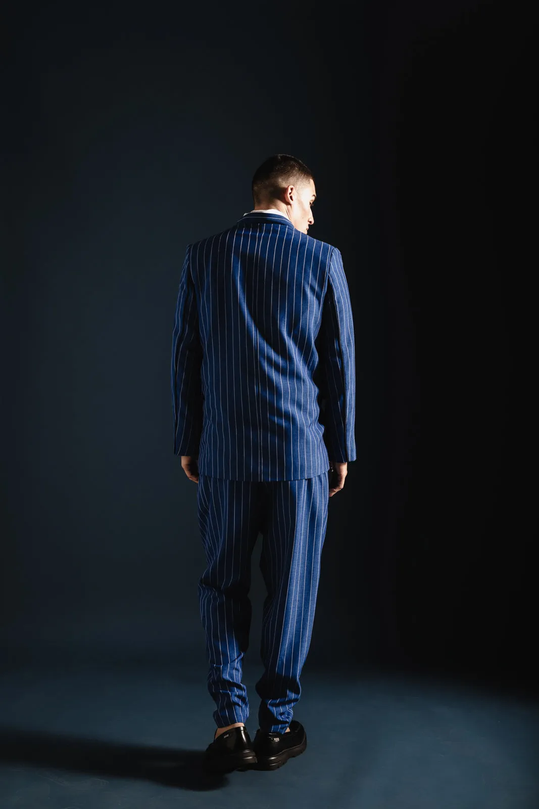 Oasis Blazer Striped Blue