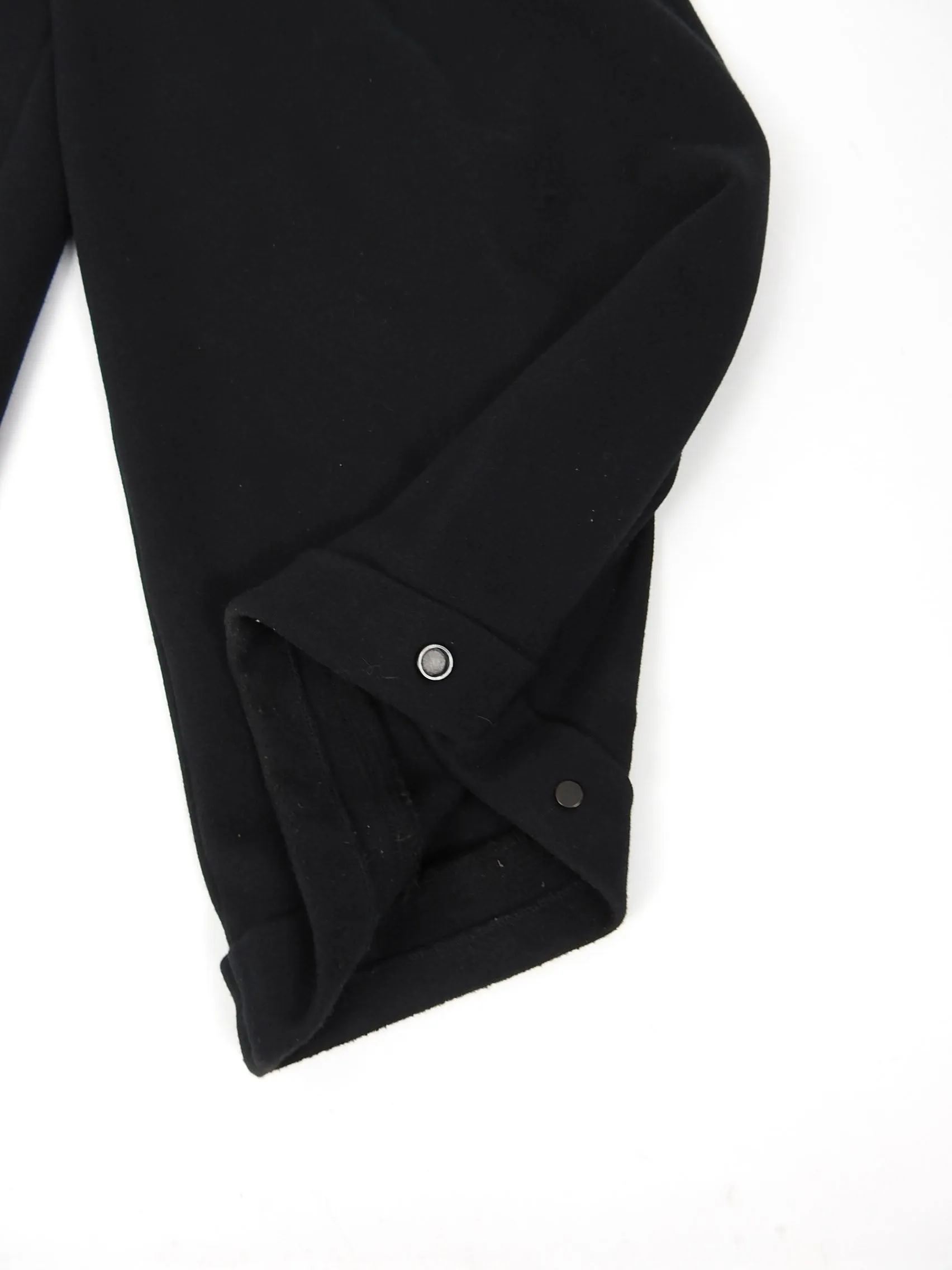 Off White Wide Leg Pants Black Medium