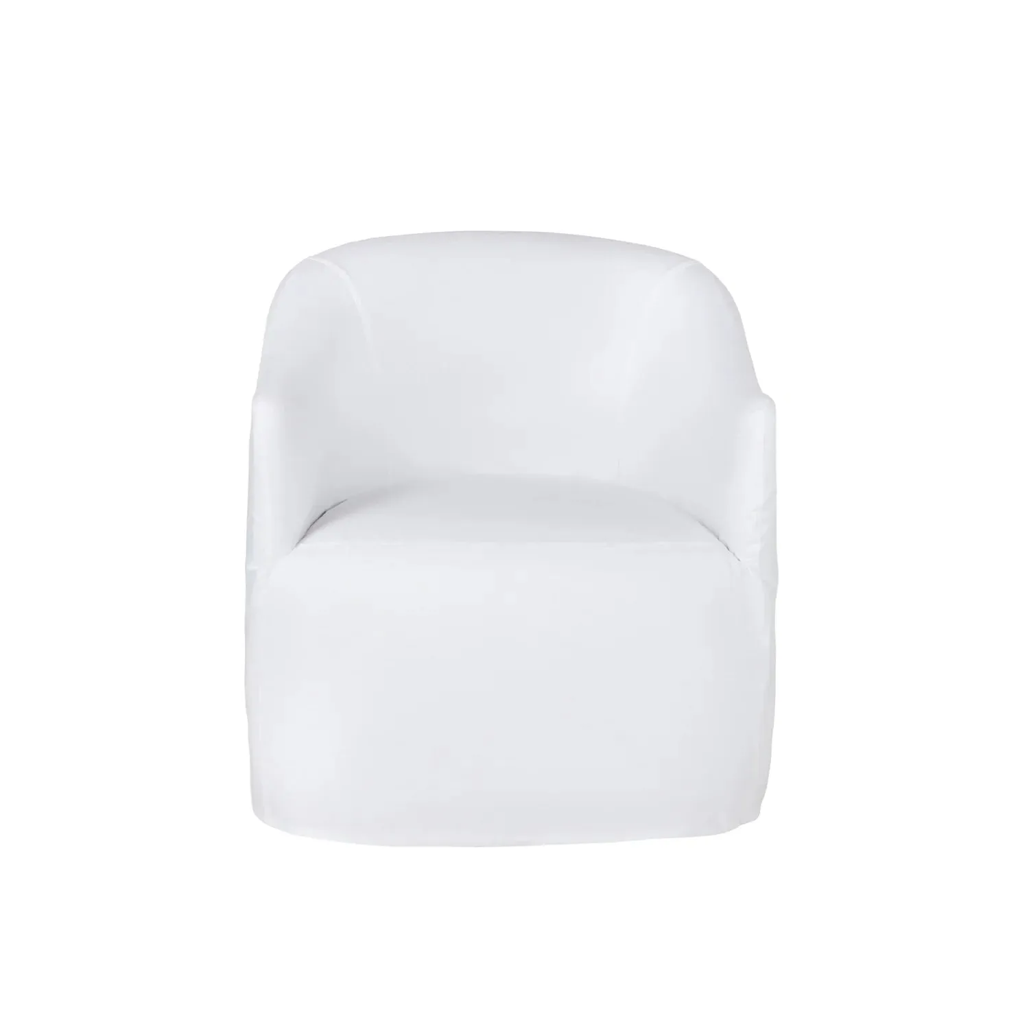 Palm Springs Slipcovered Swivel Chair