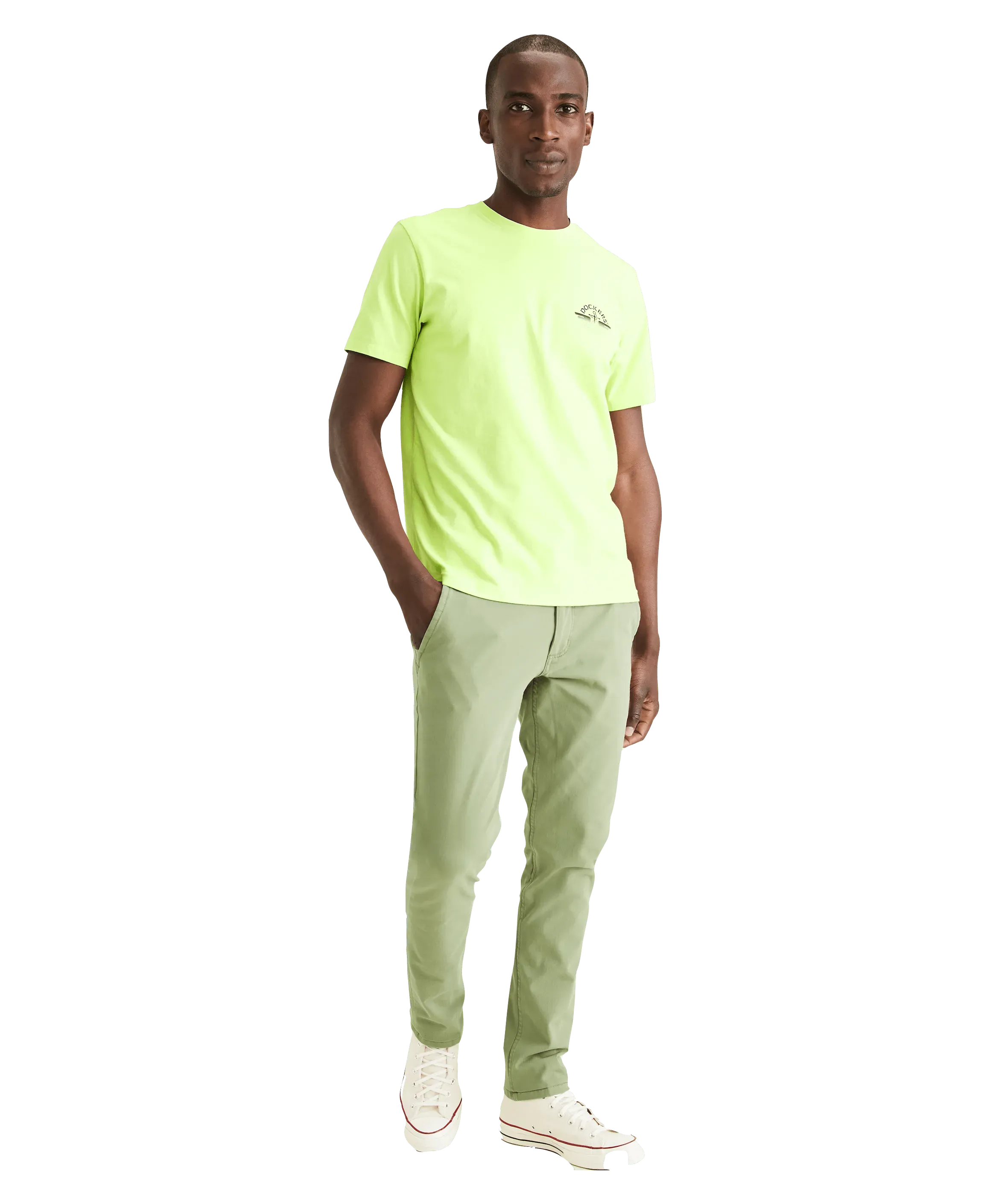 Pantalones Chinos Skinny Fit Smart 360 Flex™ Alpha Khaki Pants Aloe Green