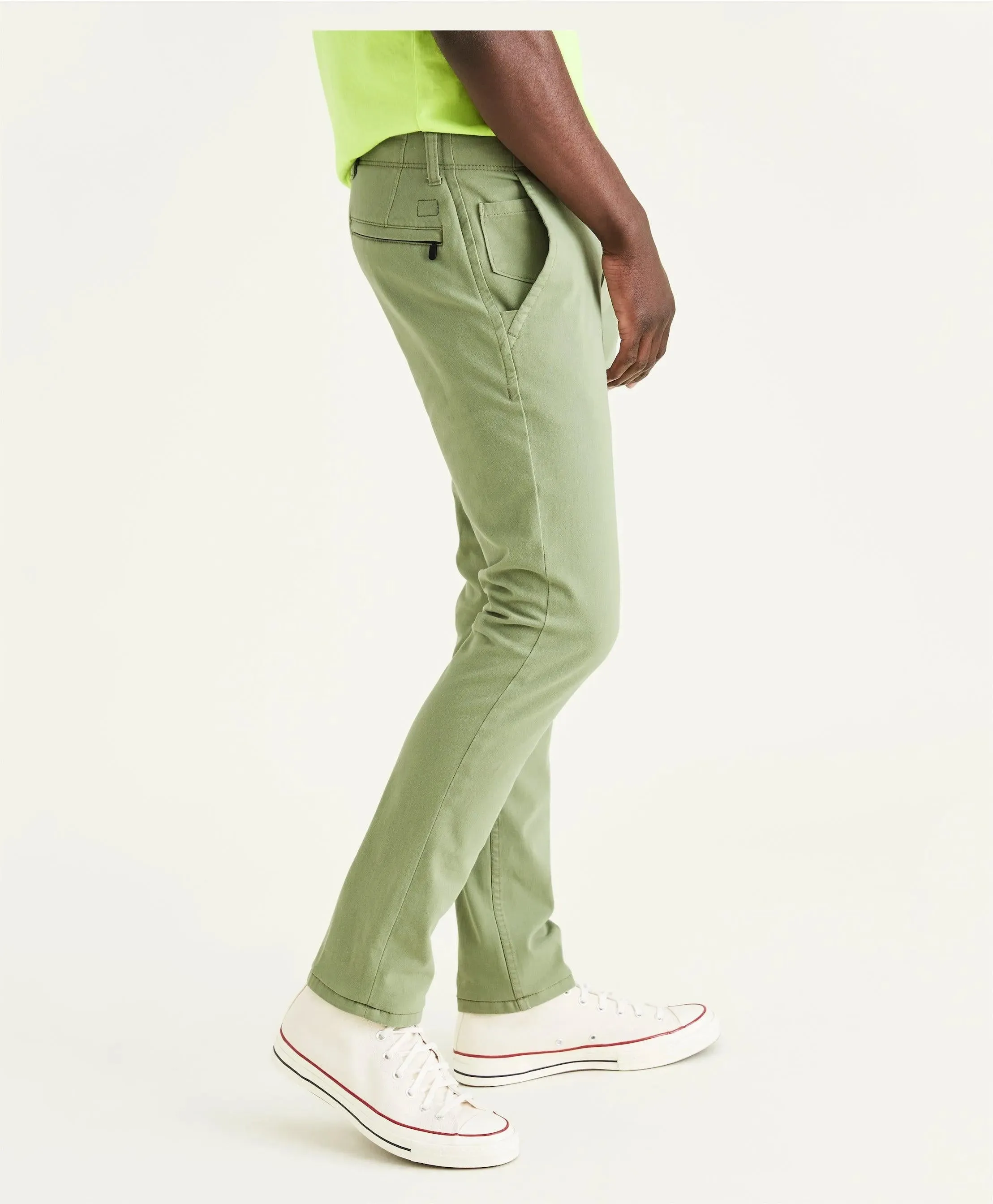 Pantalones Chinos Skinny Fit Smart 360 Flex™ Alpha Khaki Pants Aloe Green