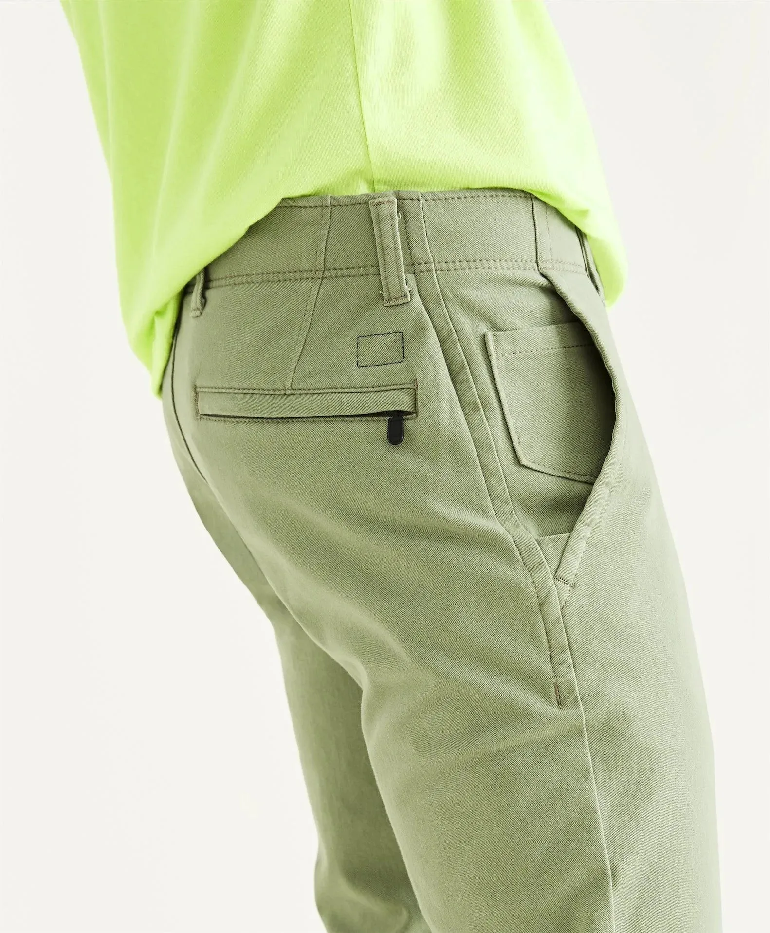 Pantalones Chinos Skinny Fit Smart 360 Flex™ Alpha Khaki Pants Aloe Green