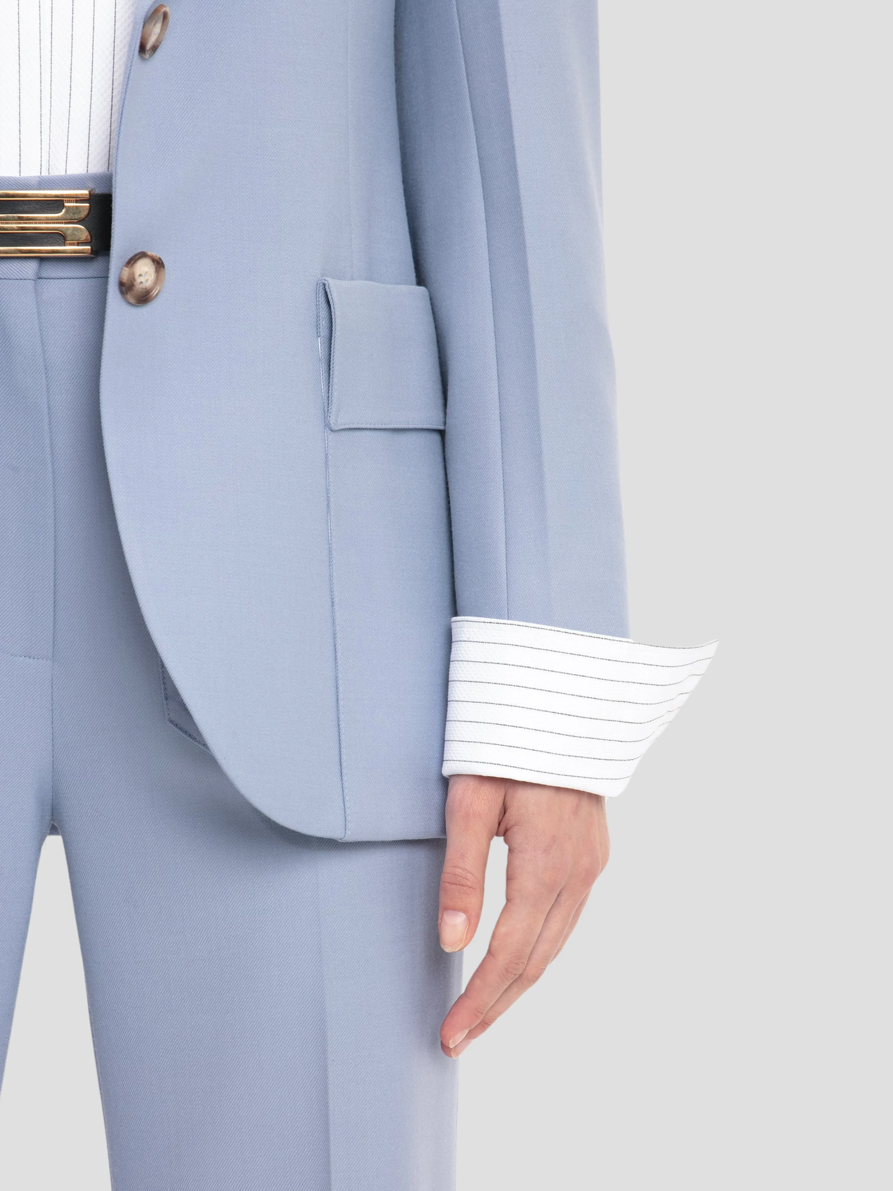 Patch Pocket Jacket in Bluebell