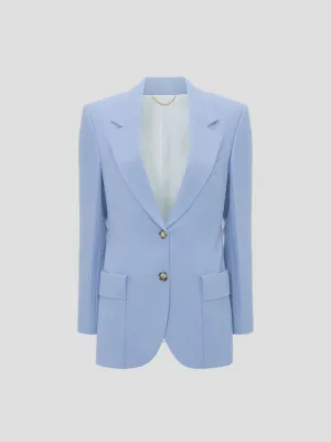 Patch Pocket Jacket in Bluebell