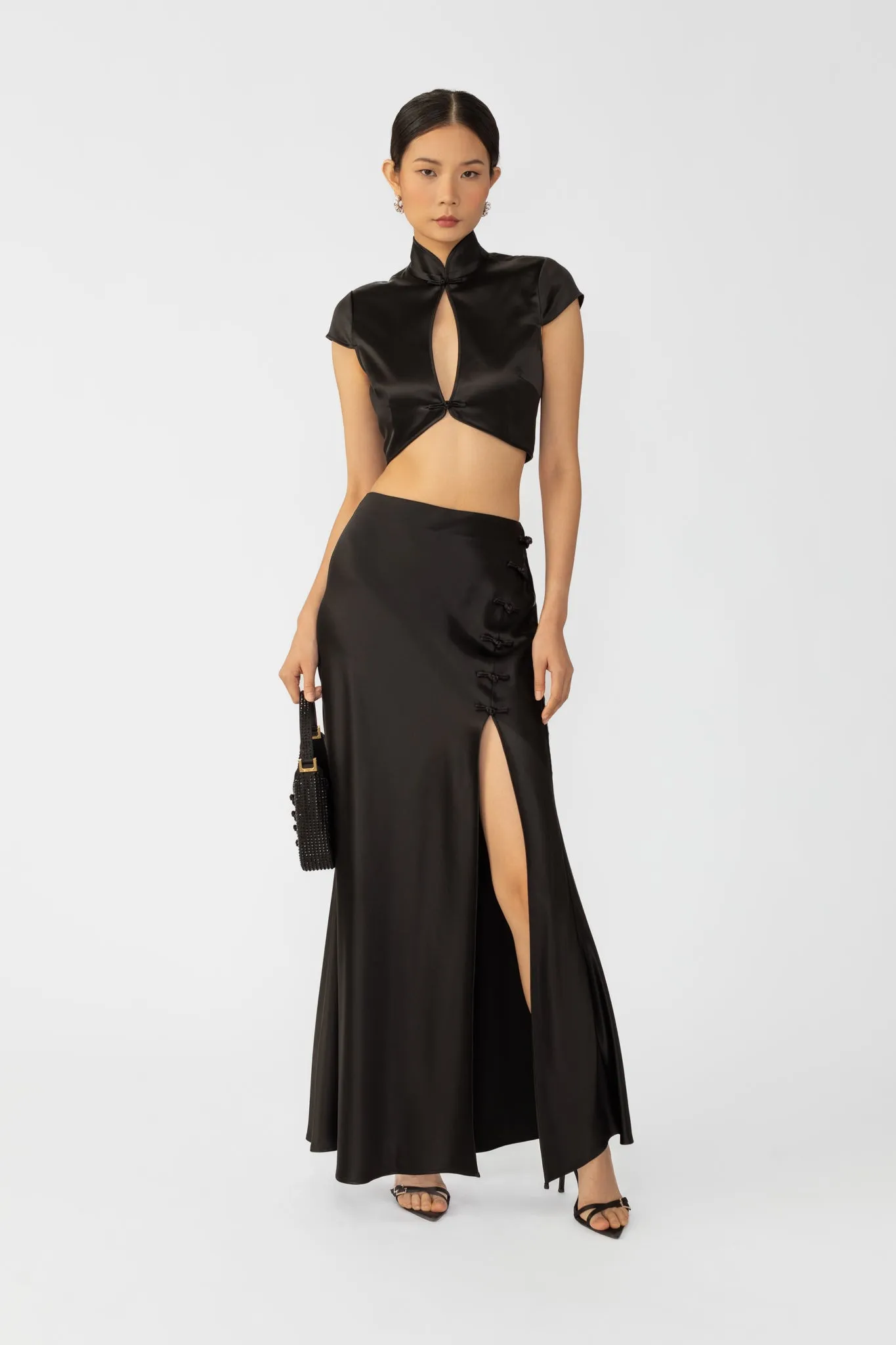 Peggy Satin Top