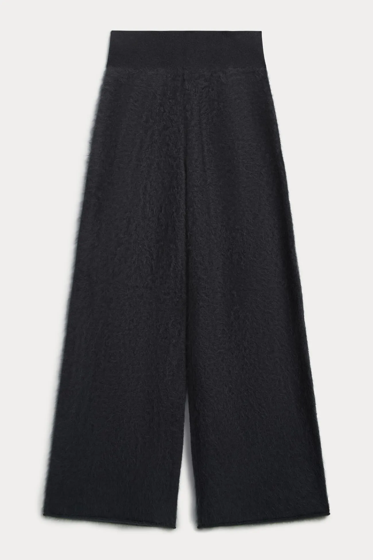 PHILIPA BRUSHED CASHMERE WIDE-LEG PANT