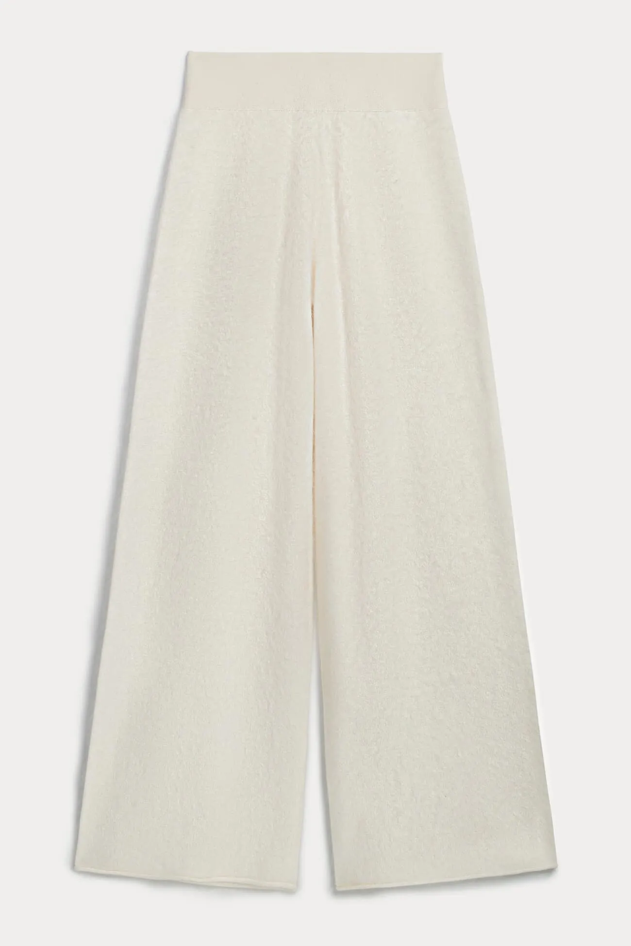 PHILIPA BRUSHED CASHMERE WIDE-LEG PANT