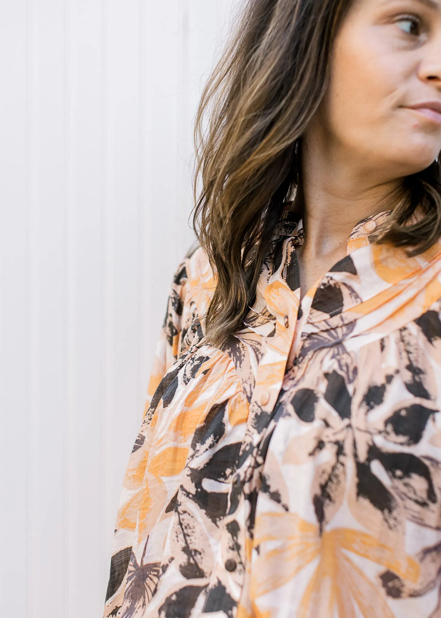 Pinecone Floral Top