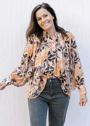 Pinecone Floral Top