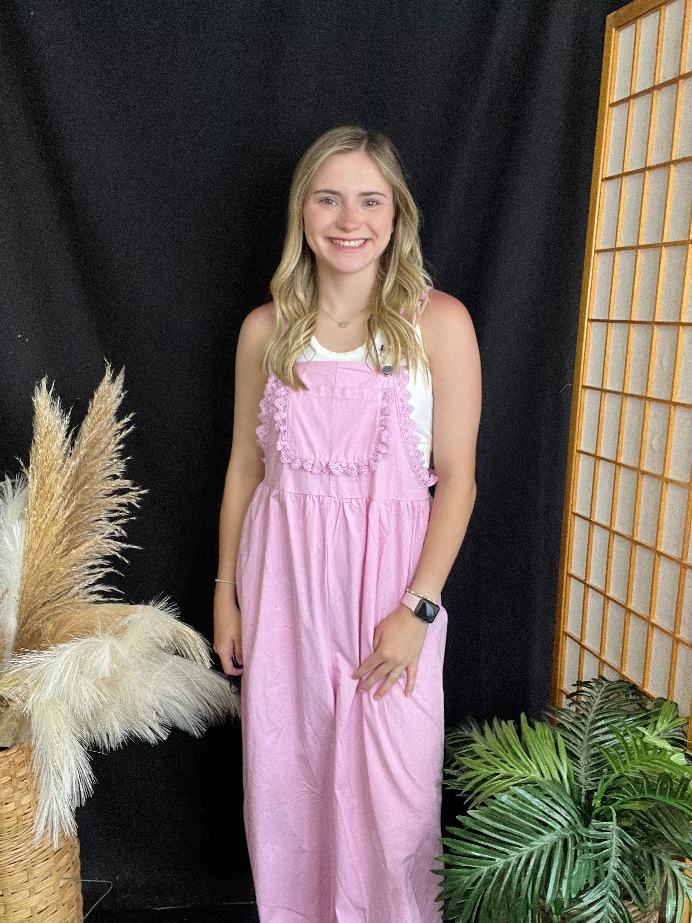 Pink Overalls
