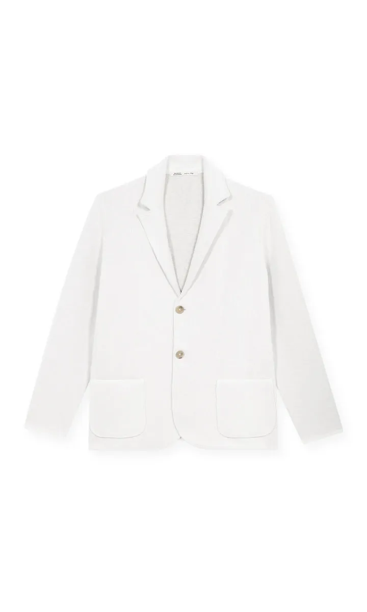PIQUET COTTON SILK SWACKET - LIGHT BEIGE