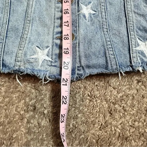 PISTOLA BRANDO STAR EMBROIDERY DENIM JACKET - ZODIAC XS