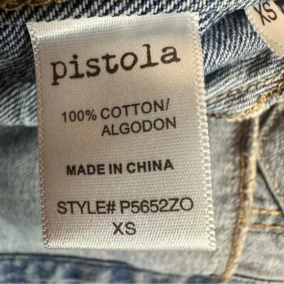 PISTOLA BRANDO STAR EMBROIDERY DENIM JACKET - ZODIAC XS