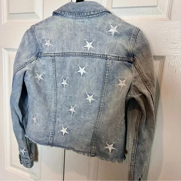 PISTOLA BRANDO STAR EMBROIDERY DENIM JACKET - ZODIAC XS