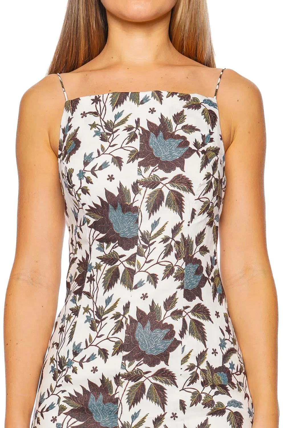 Poet Linnea Floral Linen Mini Dress