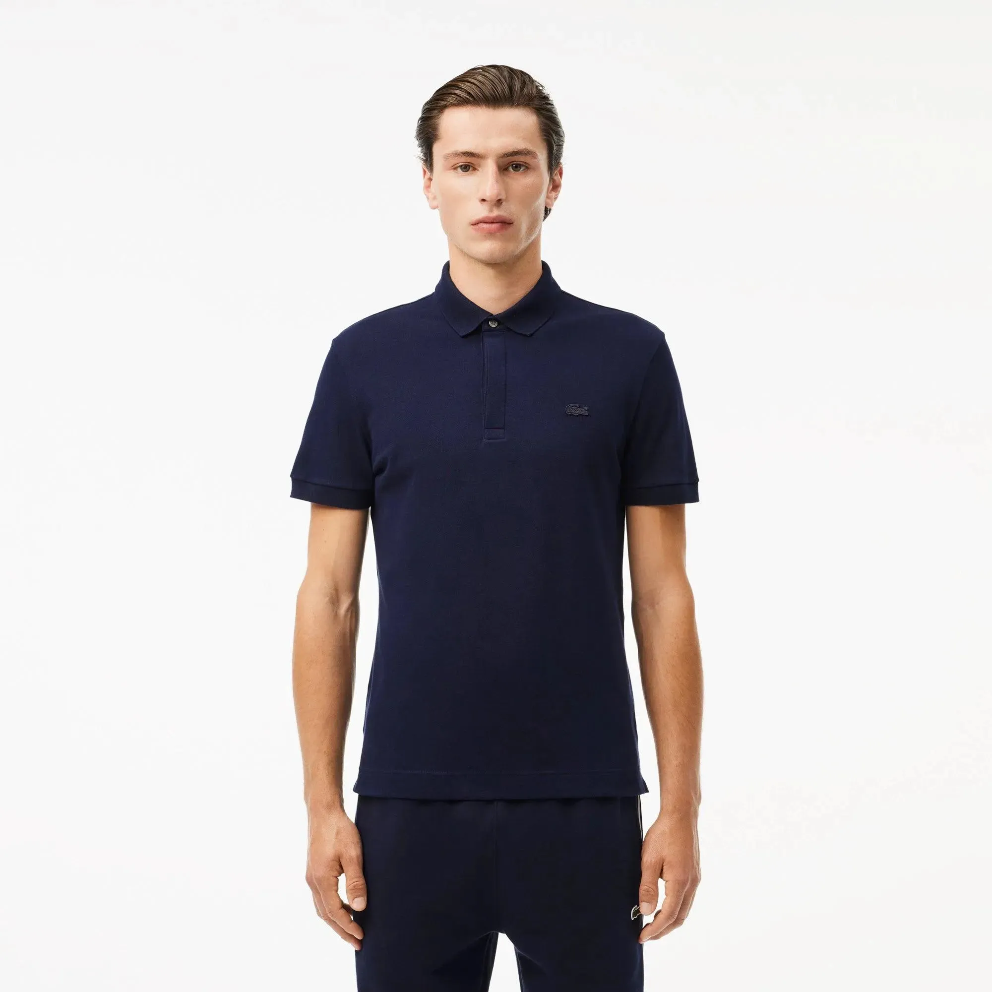 Polo Lacoste Paris Regular Fit Bleu Marine