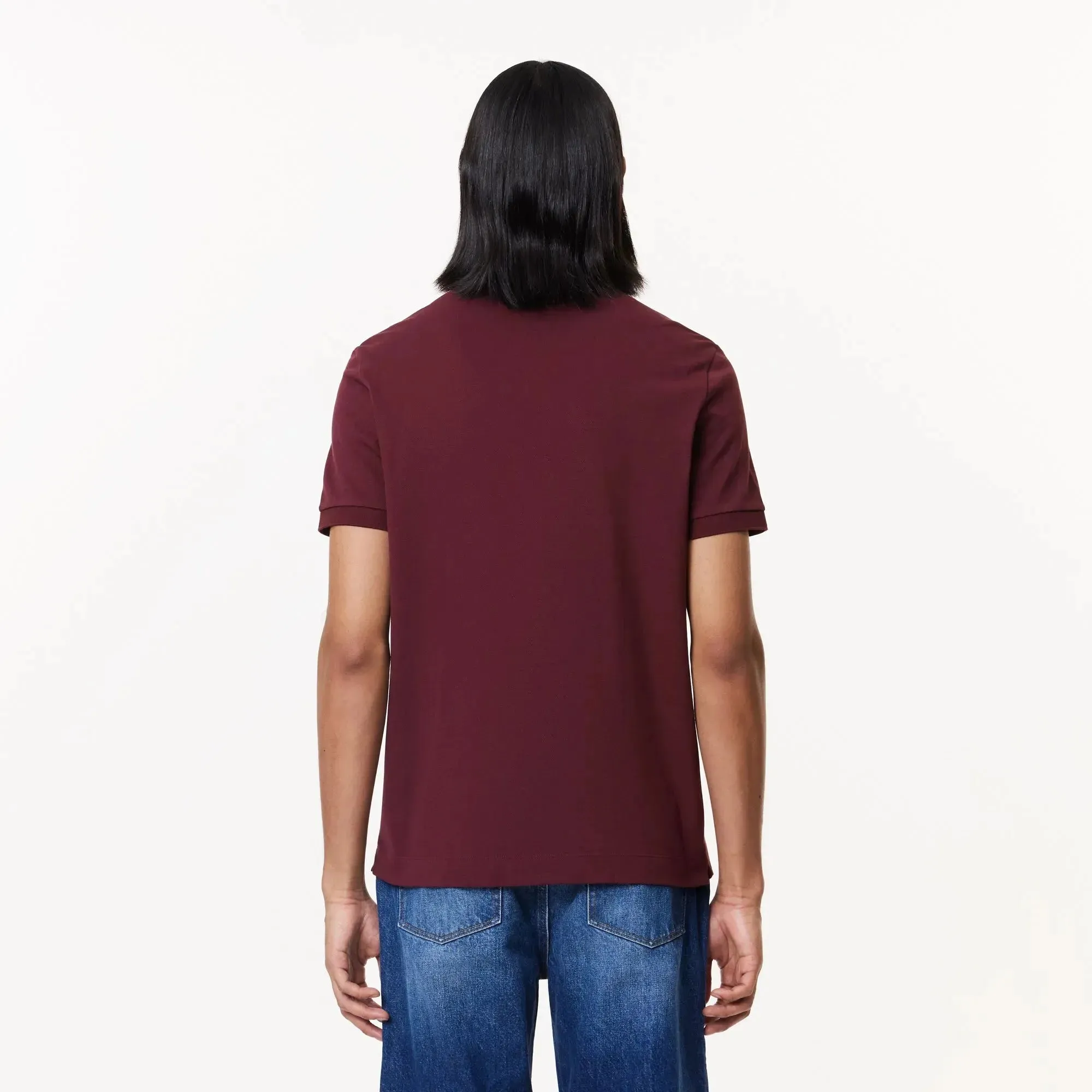 Polo Lacoste Paris Regular Fit Burdeos