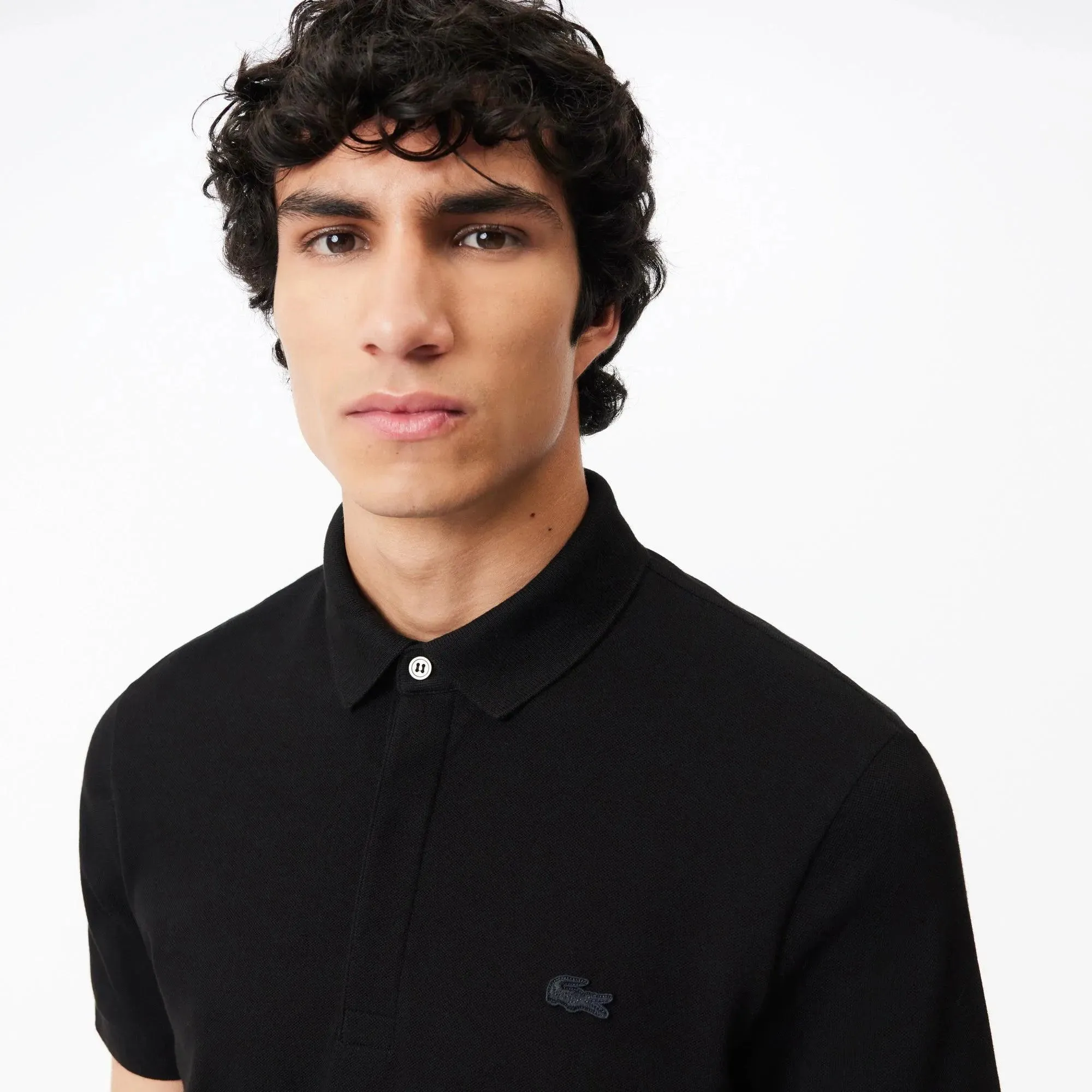 Polo Lacoste Paris Regular Fit Noir