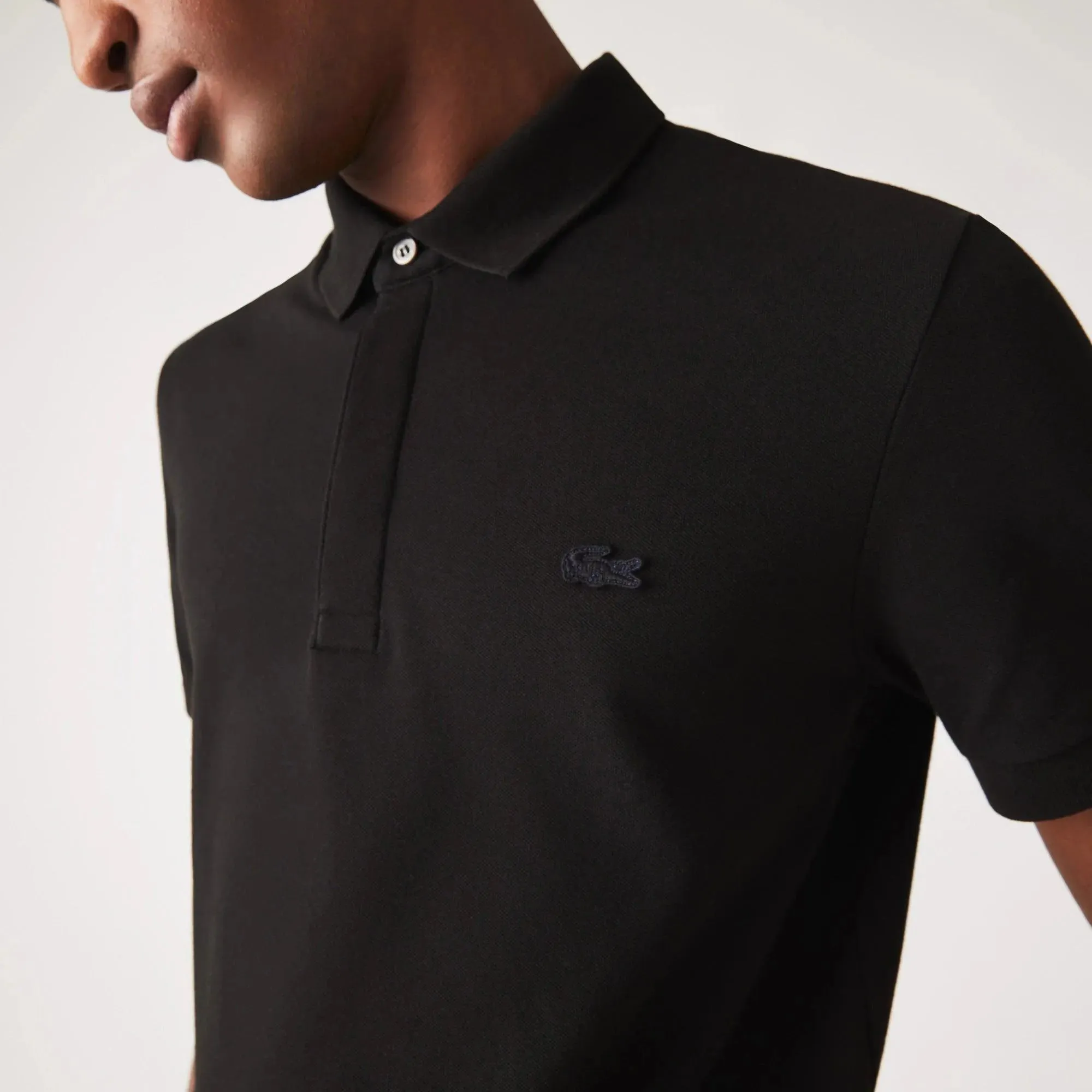 Polo Lacoste Paris Regular Fit Noir