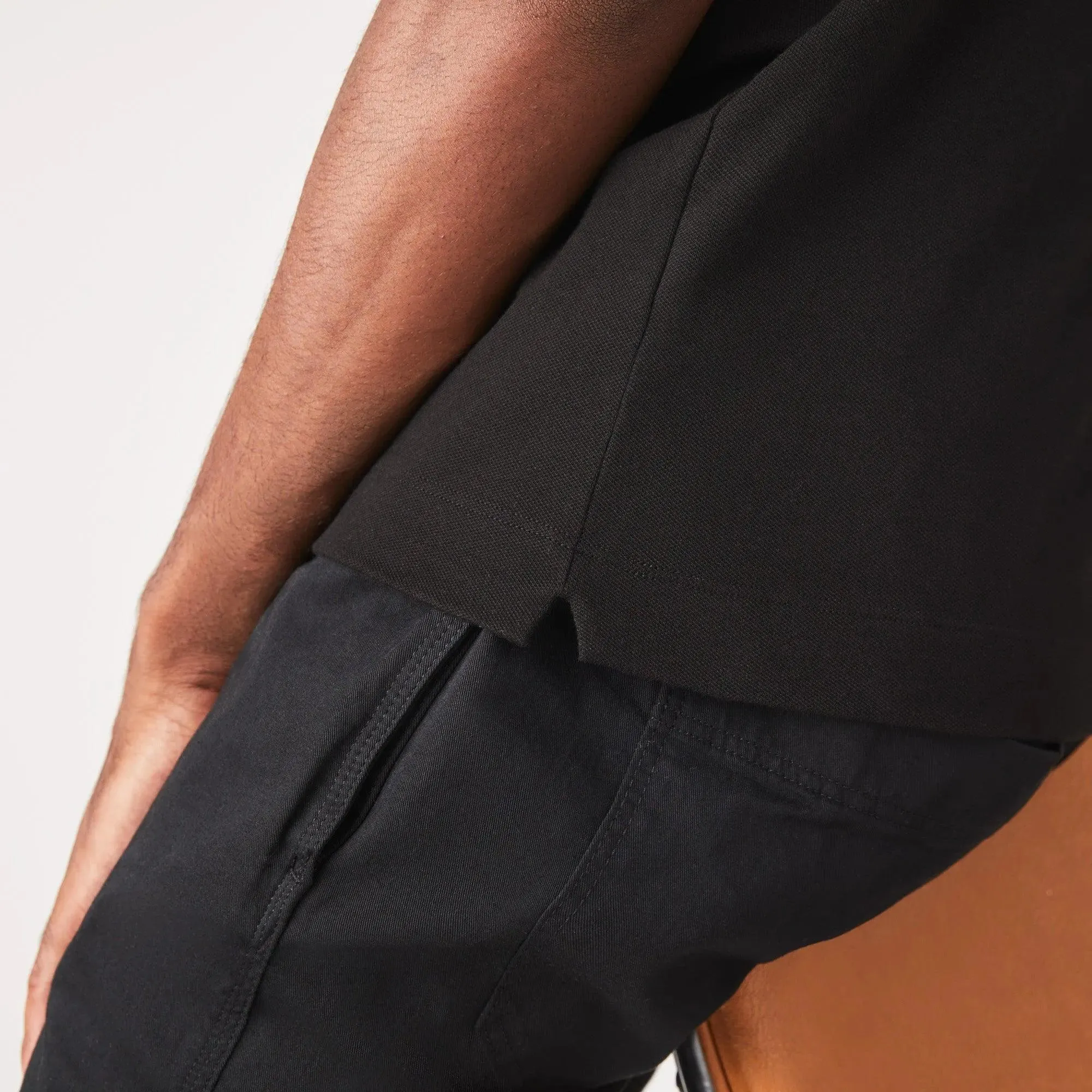 Polo Lacoste Paris Regular Fit Noir