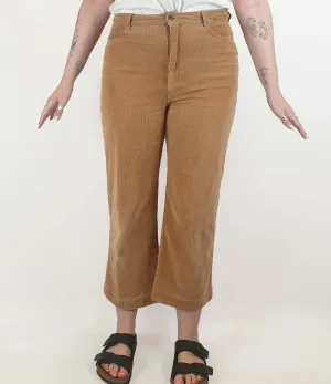 Princess Highway tan cord wide leg pants size 12