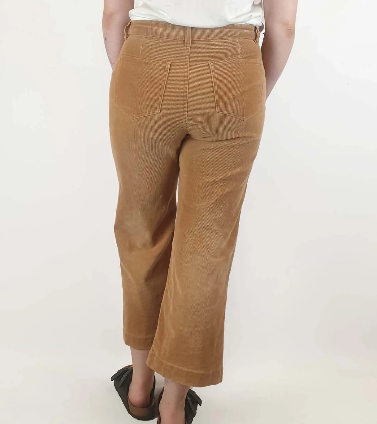 Princess Highway tan cord wide leg pants size 12