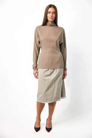 Pull-On Skirt in Duchesse