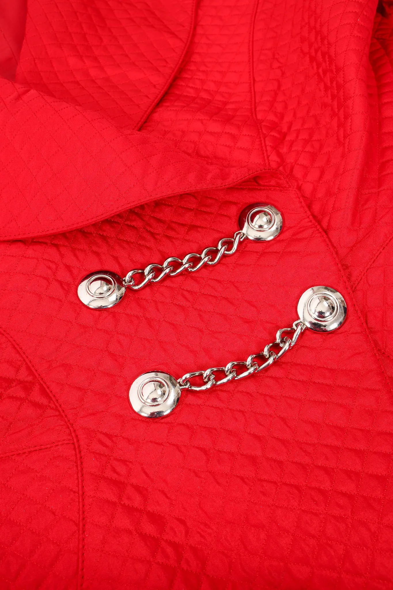Quilted Peplum Jacket & Skirt Set