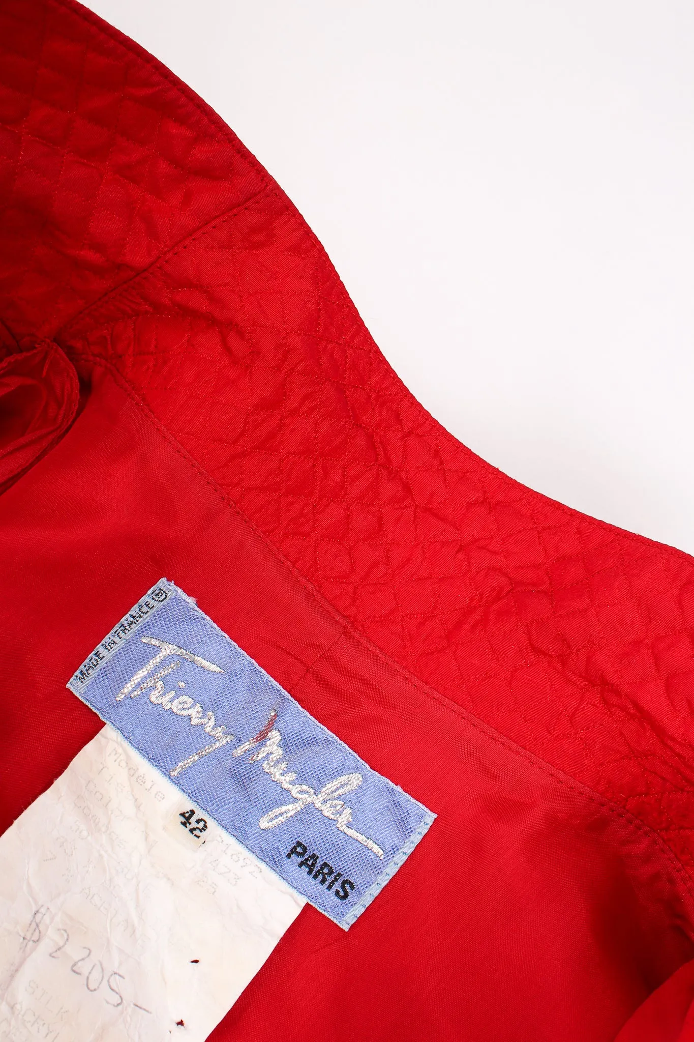 Quilted Peplum Jacket & Skirt Set
