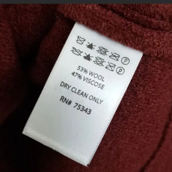 Rachel Zoe Womens Size Extra Small Jacket Maroon Red Double Breasted Blazer New