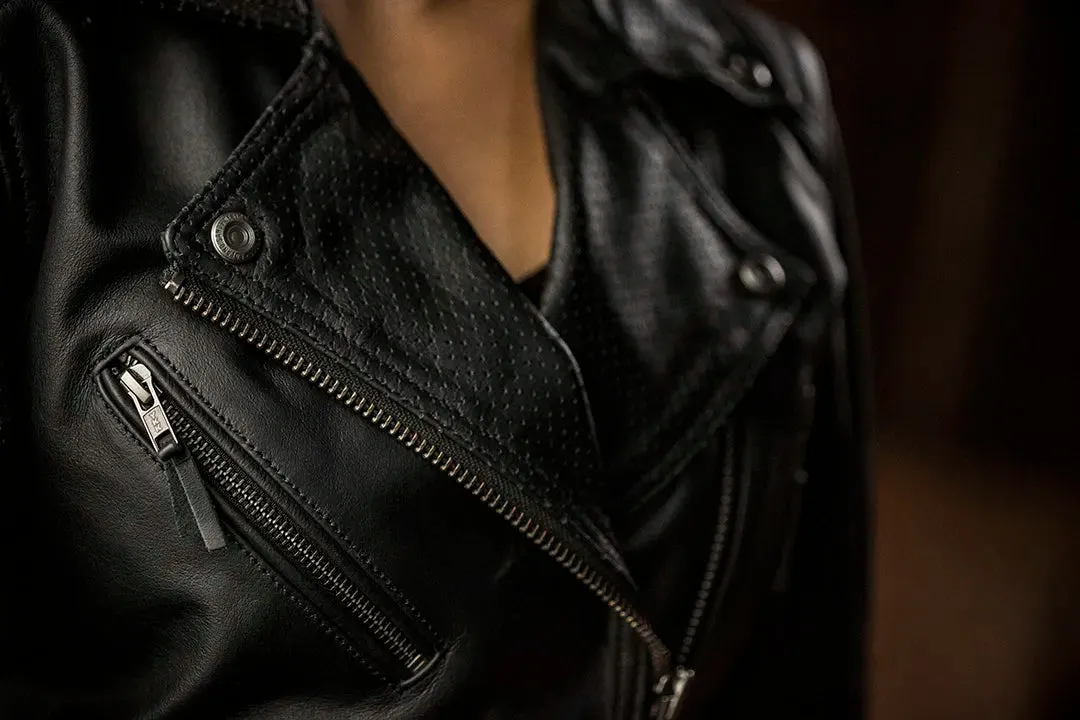 ROLAND SANDS ATHERTON 74 LADIES JACKET BLACK.