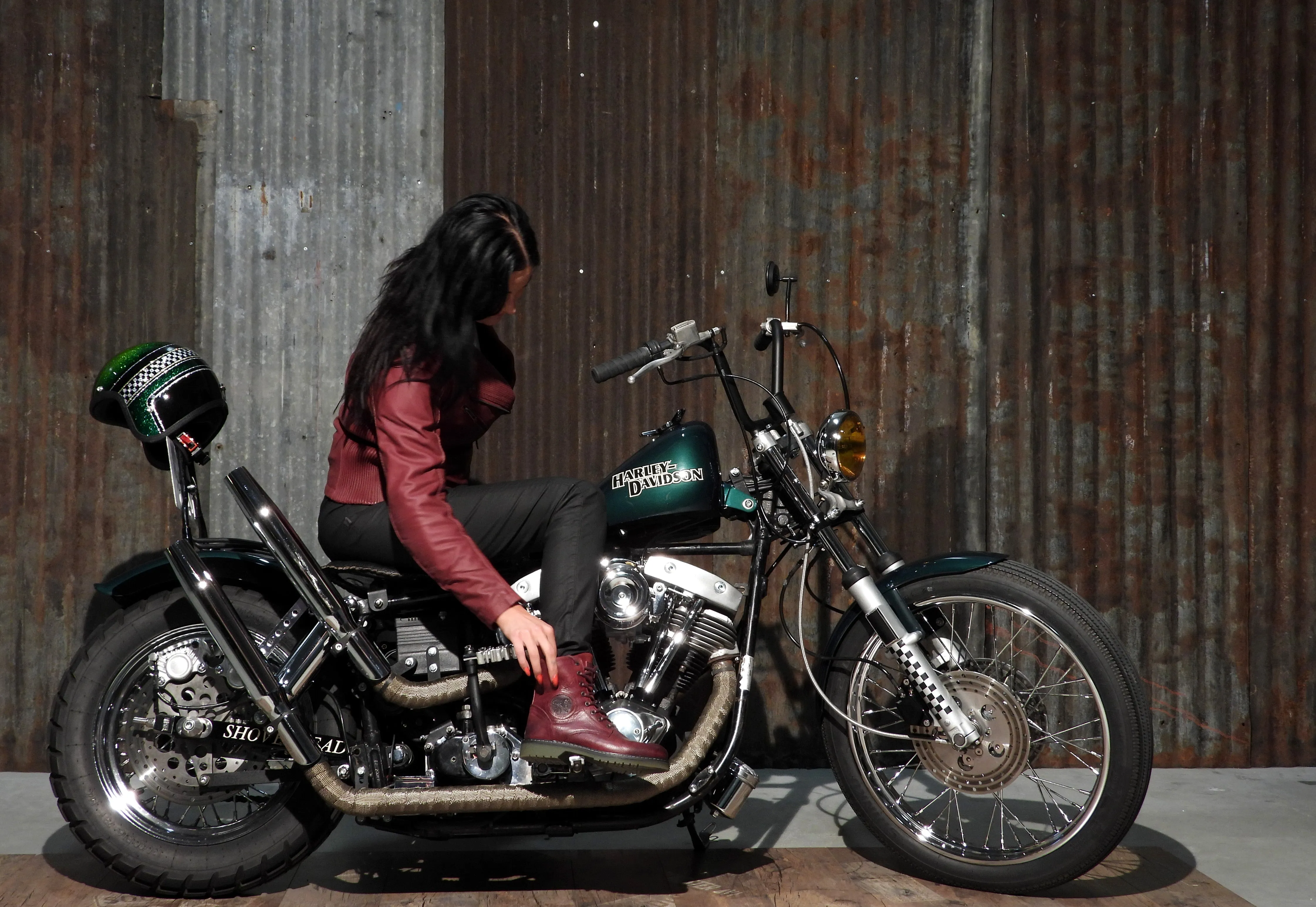 ROLAND SANDS ATHERTON 74 LADIES JACKET MERLOT