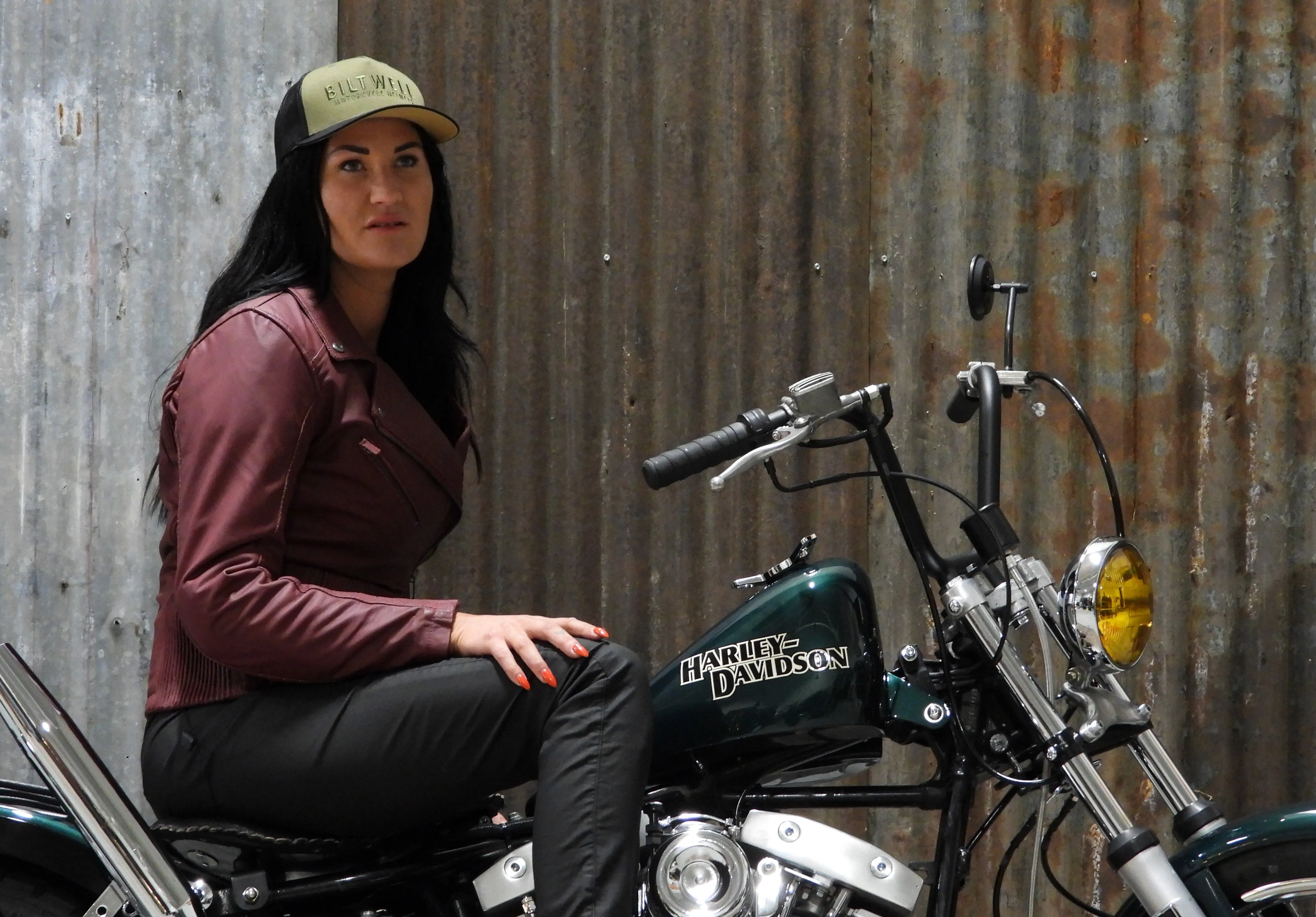 ROLAND SANDS ATHERTON 74 LADIES JACKET MERLOT