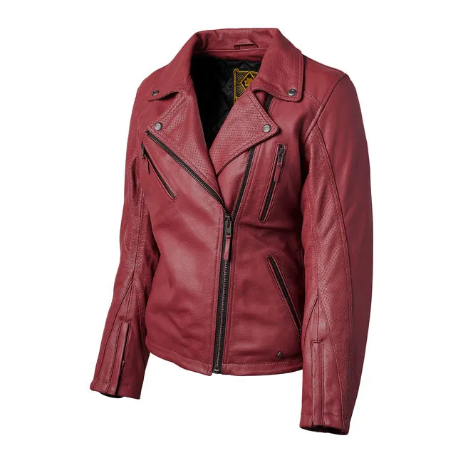 ROLAND SANDS ATHERTON 74 LADIES JACKET MERLOT