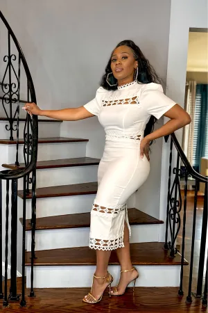 ROUND NECK MERMAID MIDI