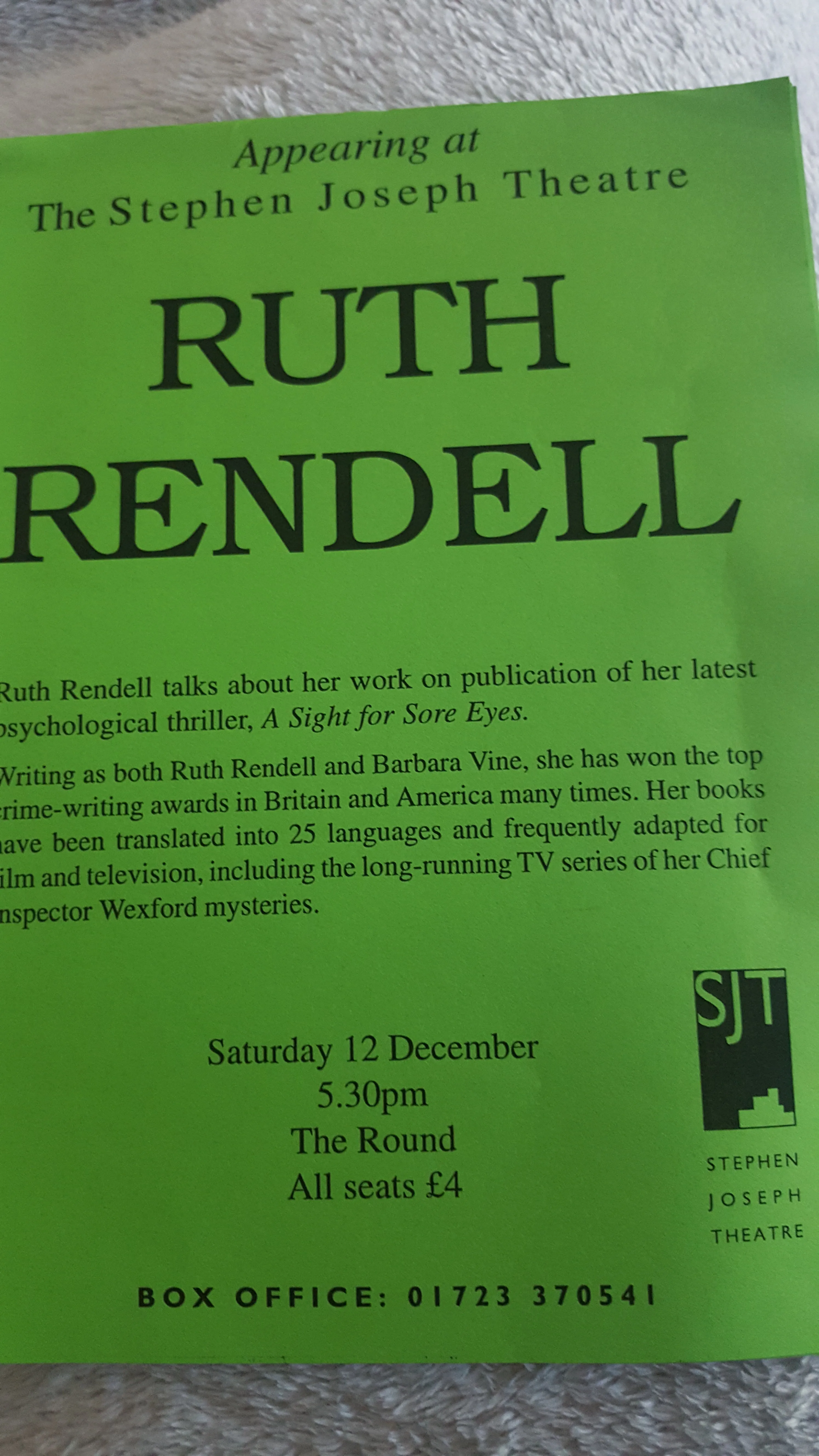 Ruth Rendell - Heartstones, Harper & Row, 1987, First Edition, Signed, Inscribed