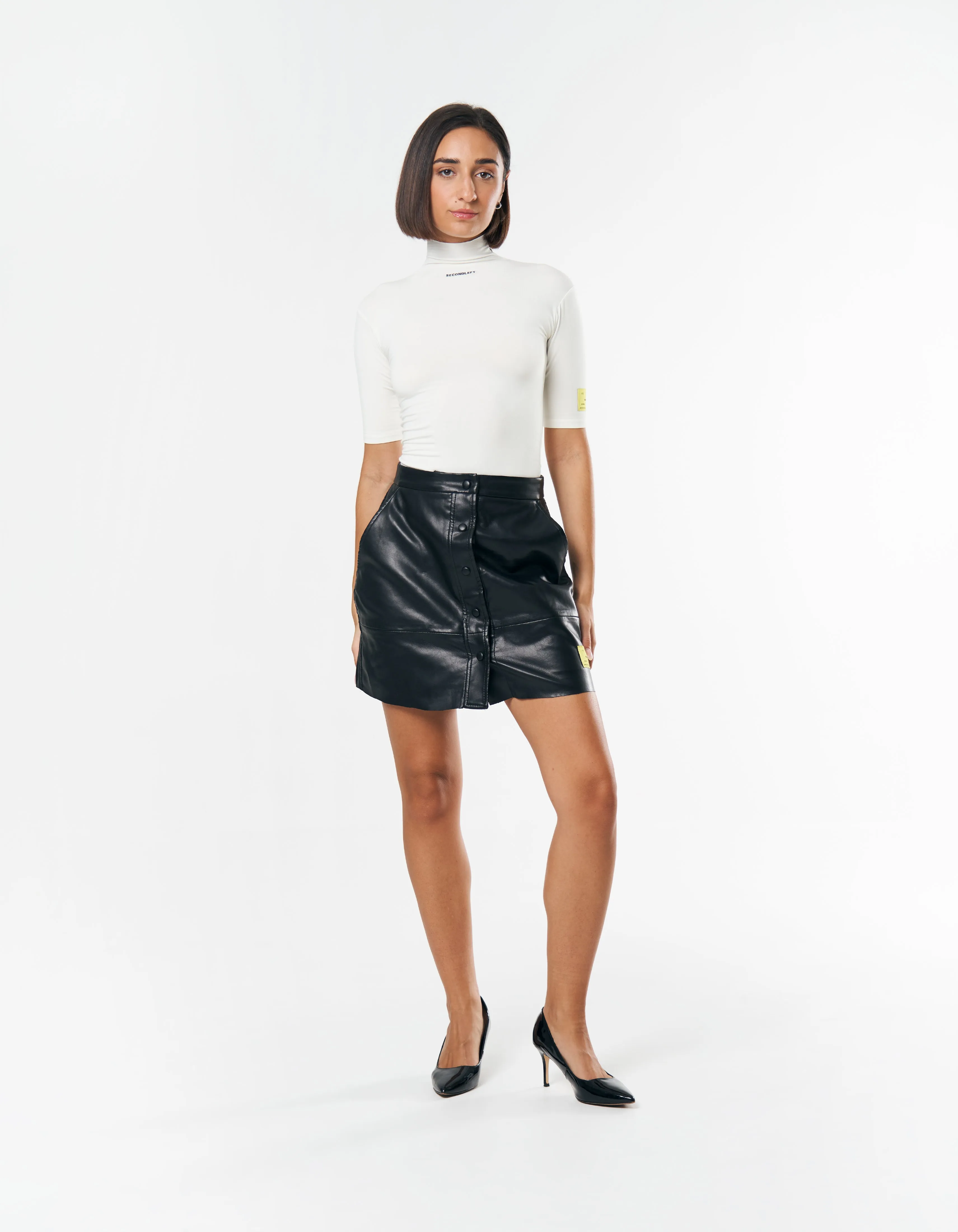 S1 Faux Skirt Short - Black
