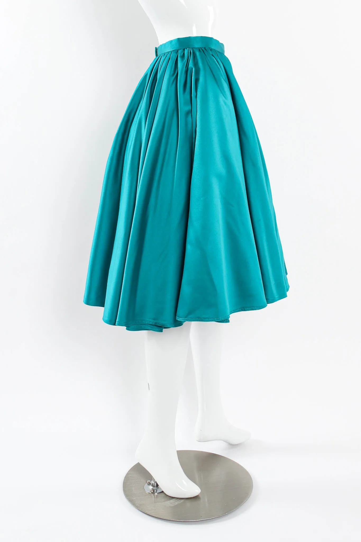 Satin Sheen Circle Skirt