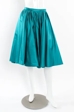 Satin Sheen Circle Skirt