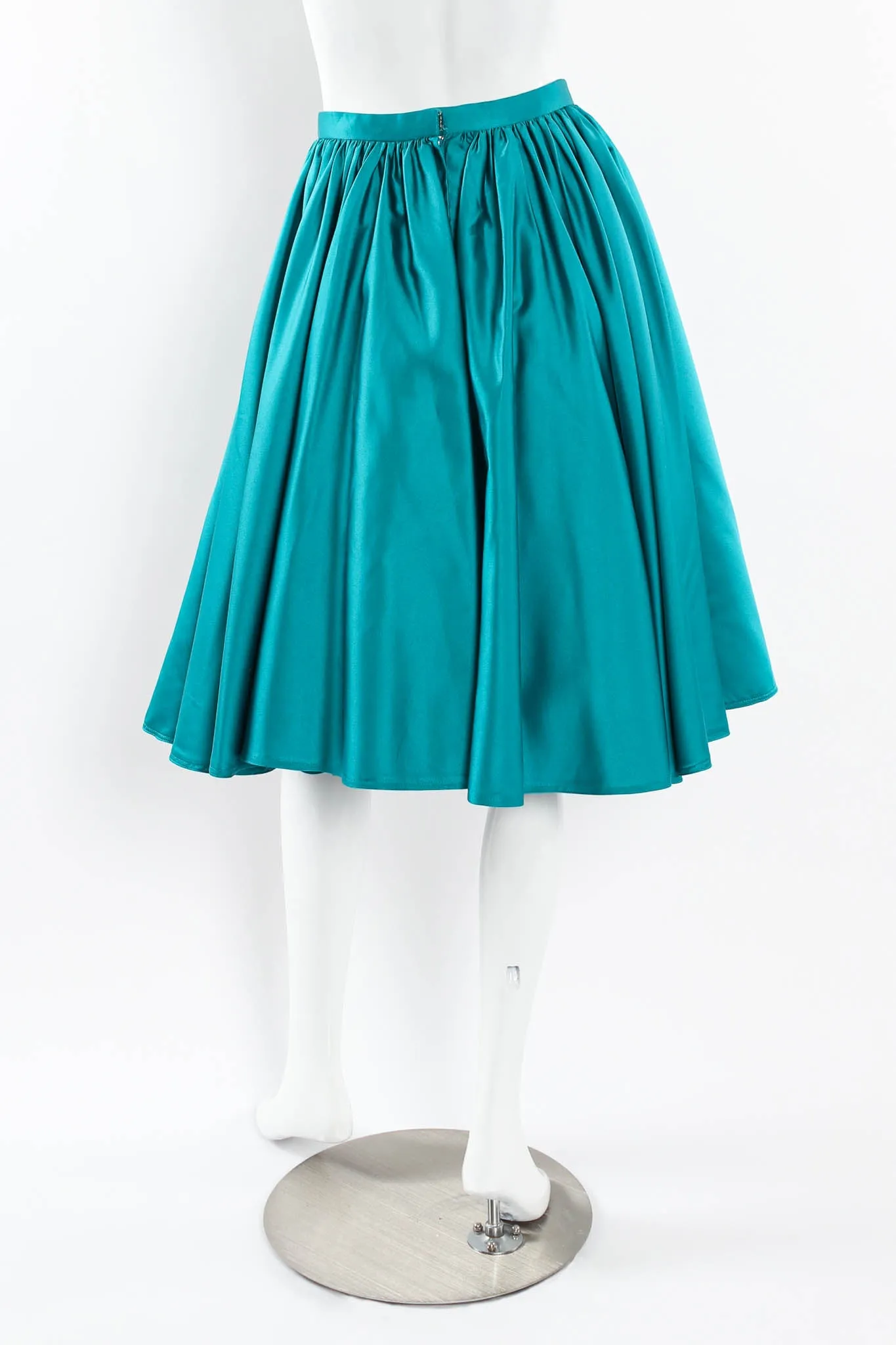 Satin Sheen Circle Skirt