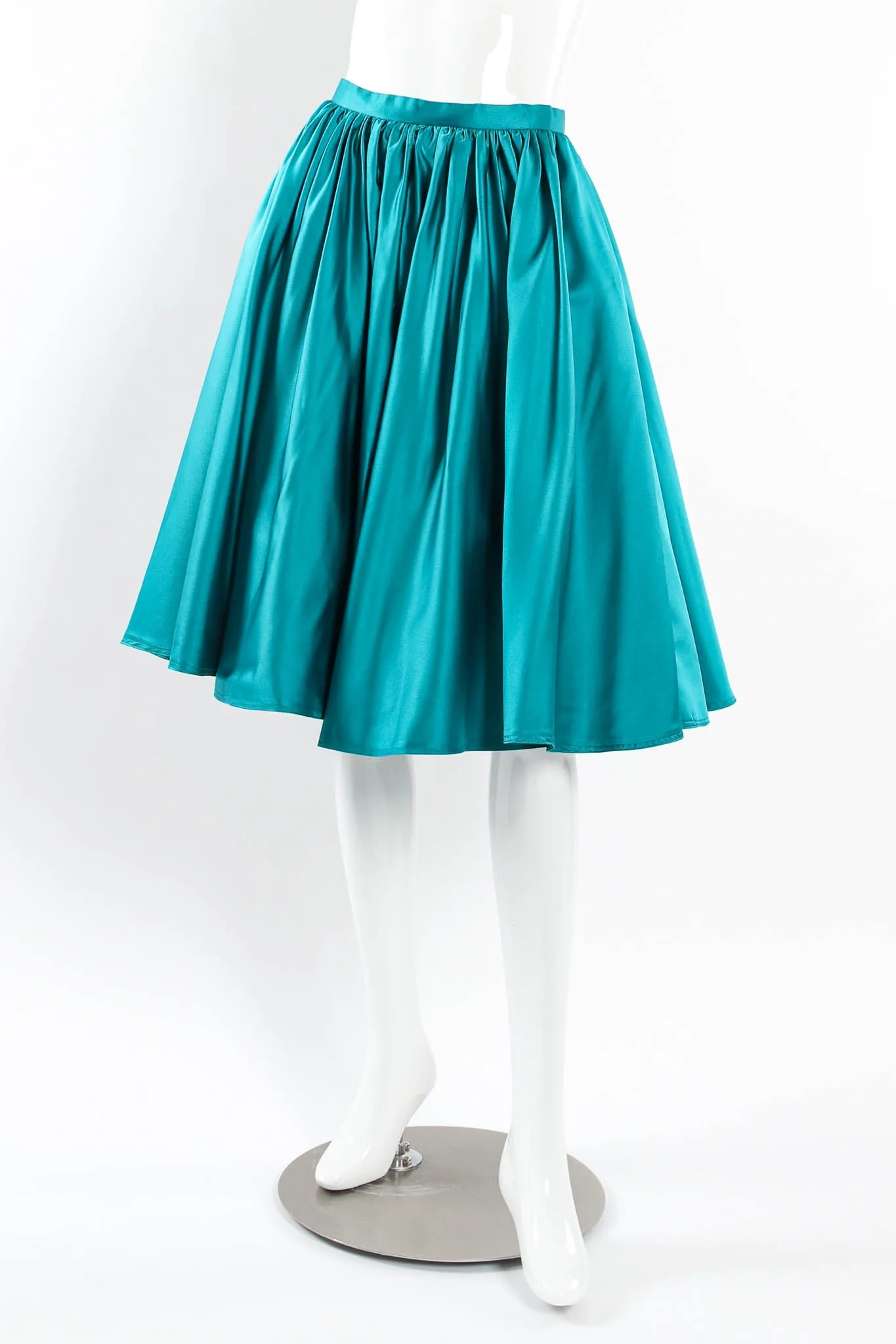 Satin Sheen Circle Skirt