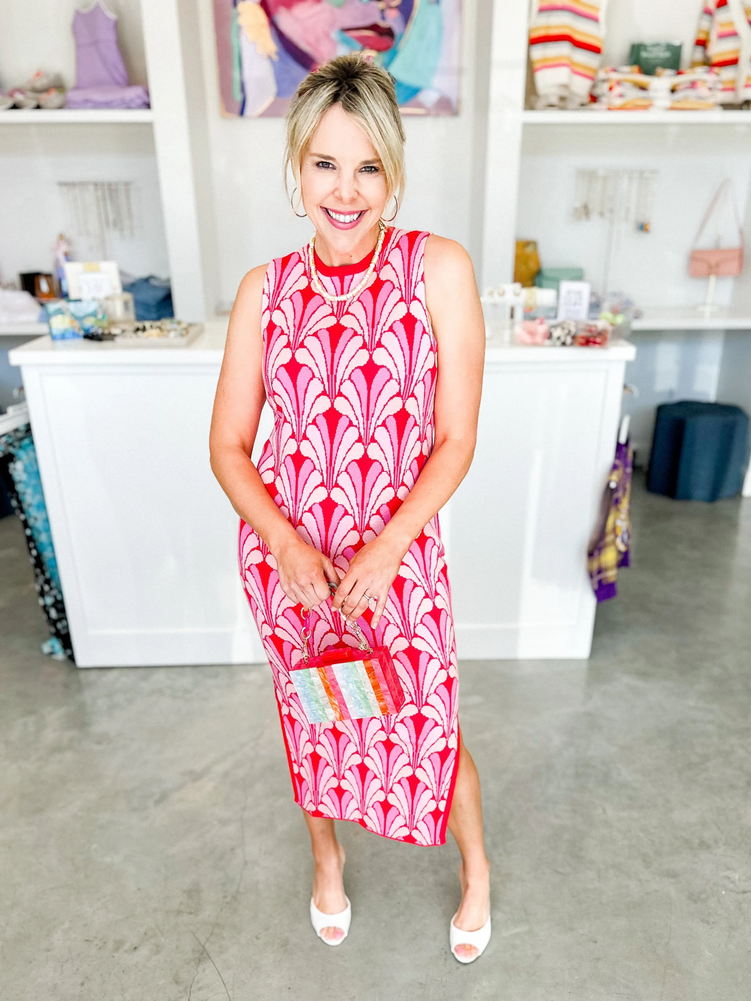 Scallop Simone Sweater Dress